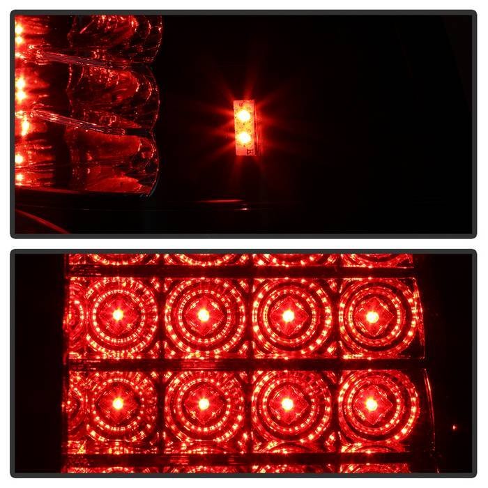 Ford Explorer 4Dr (Except Sport Trac) 02-05 LED Tail Lights - Black