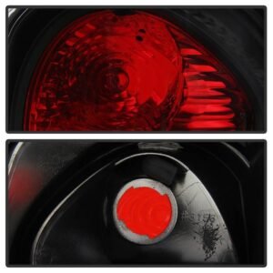 Ford Explorer 98-01 Mercury Mountaineer 97-01 Euro Style Tail Lights - Black - Image 3