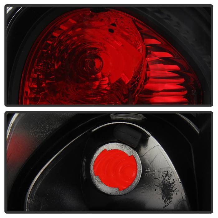 Ford Explorer 98-01 Mercury Mountaineer 97-01 Euro Style Tail Lights - Black