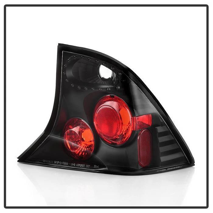 Ford Focus 00-04 4Dr Euro Style Tail Lights- Black