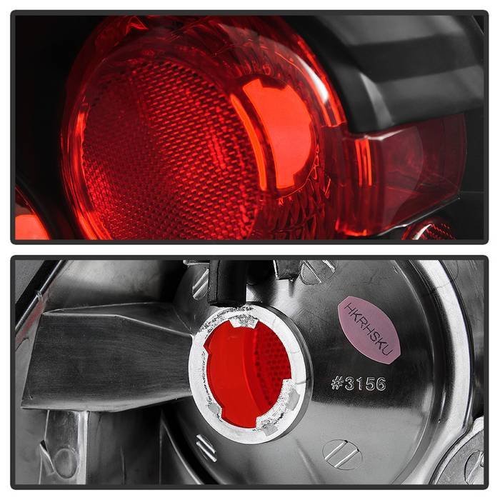 Ford Focus 00-04 4Dr Euro Style Tail Lights- Black