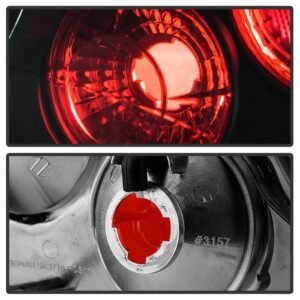 Ford Focus 00-04 4Dr Euro Style Tail Lights- Black - Image 5
