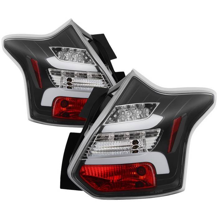Ford Focus 12-14 5Dr LED Tail Lights - Black
