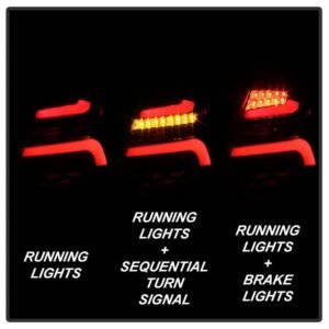 Ford Focus 12-14 5Dr LED Tail Lights - Black - Image 9