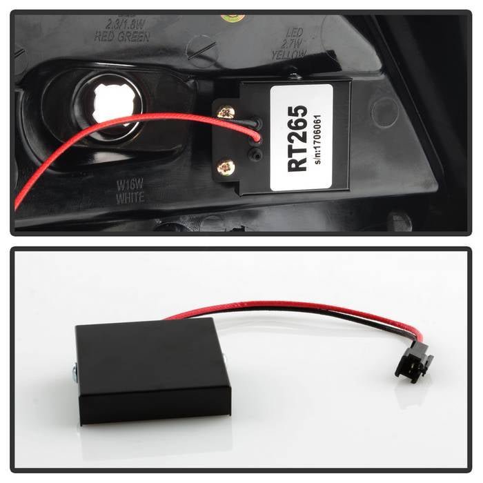 Ford Focus 12-14 5Dr LED Tail Lights - Black