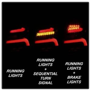 Ford Focus 12-14 5Dr Only LED Tail Lights - Black Smoke - Image 9