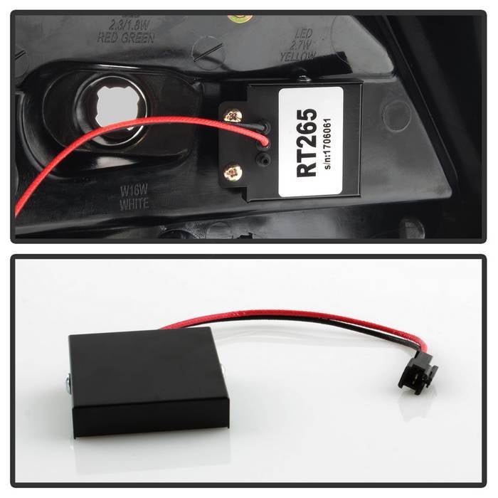 Ford Focus 12-14 5Dr Only LED Tail Lights - Red Clear