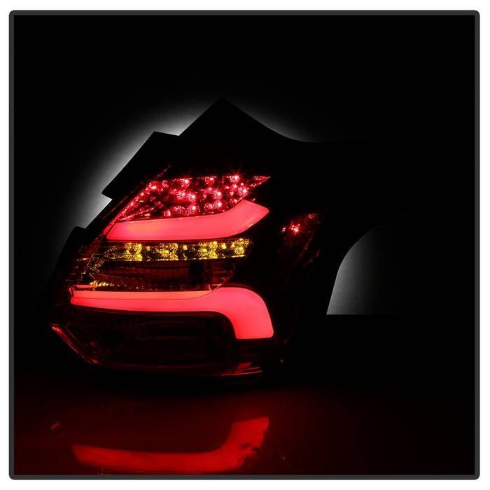 Ford Focus 12-14 5Dr Only LED Tail Lights - Red Clear