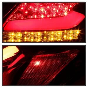 Ford Focus 12-14 5Dr Only LED Tail Lights - Red Clear - Image 7