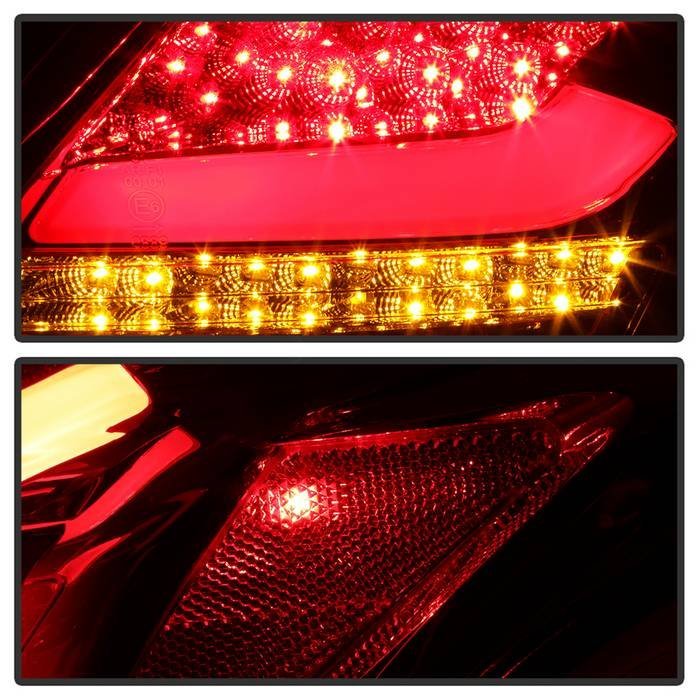 Ford Focus 12-14 5Dr Only LED Tail Lights - Red Clear