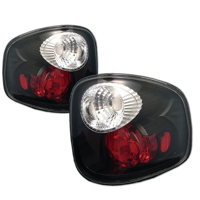 Ford F150 Flareside 01-03 Euro Style Tail Lights - Black