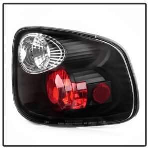 Ford F150 Flareside 01-03 Euro Style Tail Lights - Black - Image 2