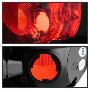 Ford F150 Flareside 01-03 Euro Style Tail Lights - Black - Image 4