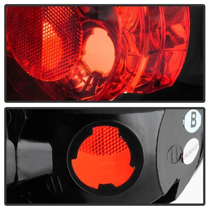 Ford F150 Flareside 01-03 Euro Style Tail Lights - Black