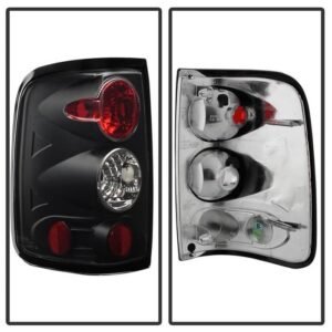 Ford F150 Styleside 04-08 Euro Style Tail Lights - Black - Image 2