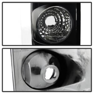 Ford F150 Styleside 04-08 Euro Style Tail Lights - Black - Image 5