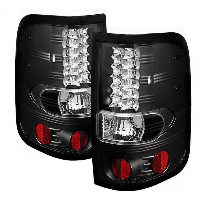Ford F150 Styleside 04-08 LED Tail Lights - Black