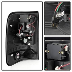 Ford F150 Styleside 04-08 LED Tail Lights - Black - Image 3