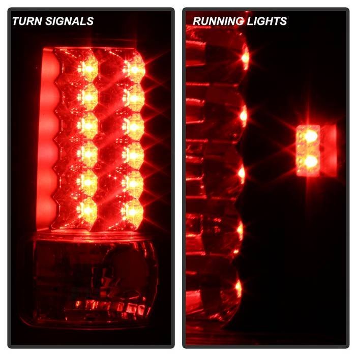 Ford F150 Styleside 04-08 LED Tail Lights - Black