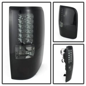 Ford F150 Styleside 04-08 (Not Fit Heritage & SVT) LED Tail Lights - Black Smoke - Image 2