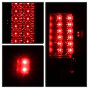 Ford F150 Styleside 04-08 (Not Fit Heritage & SVT) LED Tail Lights - Black Smoke - Image 5