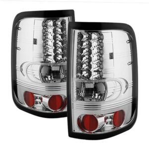 Ford F150 Styleside 04-08 (Not Fit Heritage & SVT) LED Tail Lights - Chrome - Image 1