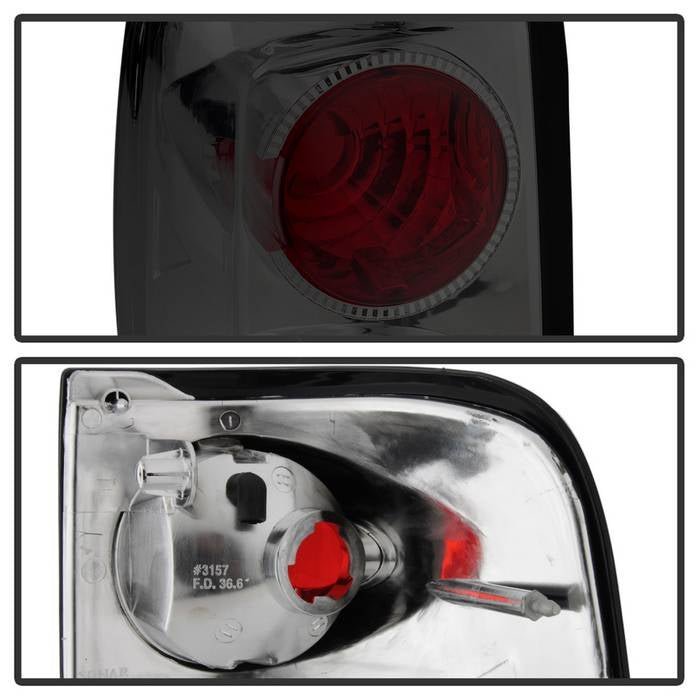 Ford F150 Styleside 04-08 (Not Fit Heritage & SVT) Euro Style Tail Lights - Smoke