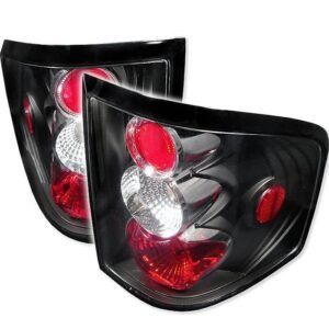 Ford F150 Flareside 04-08 Euro Style Tail Lights - Black - Image 1