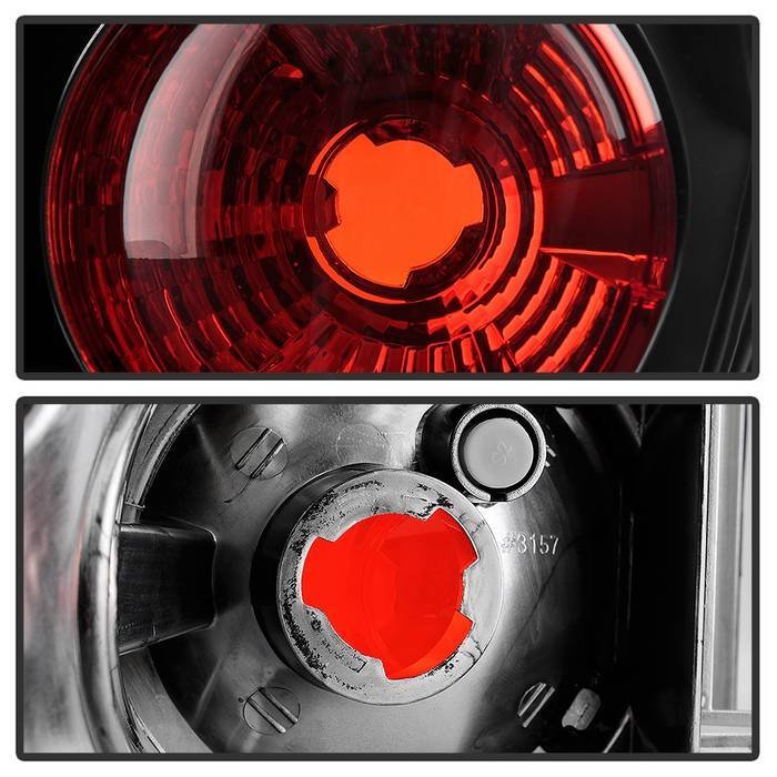 Ford F150 Flareside 04-08 Euro Style Tail Lights - Black