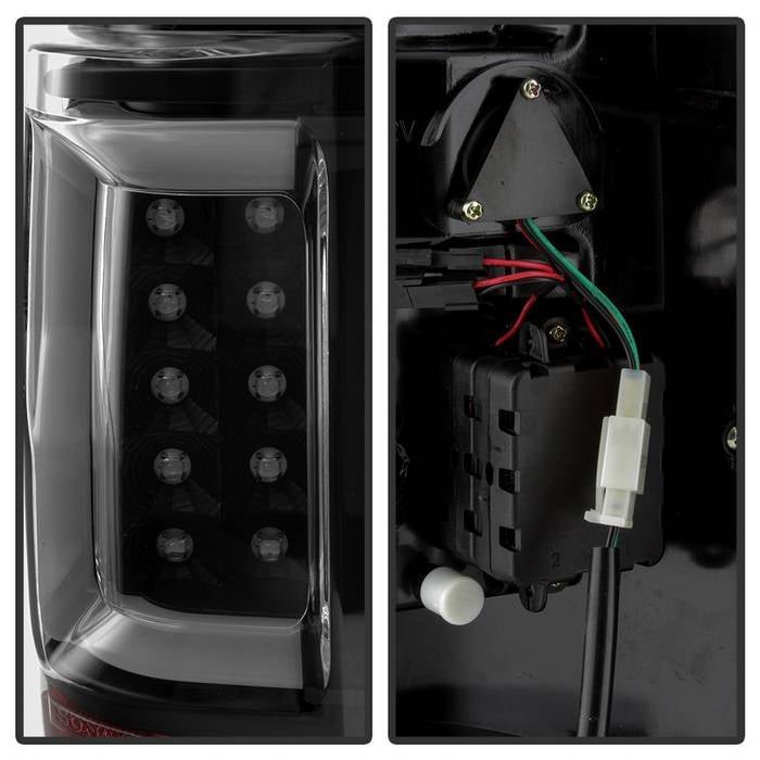 Ford F150 Styleside 04-08 Light Bar LED Tail Lights - Black