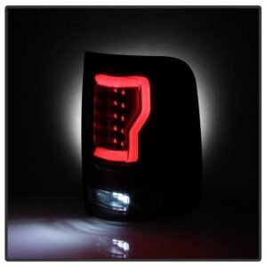 Ford F150 Styleside 04-08 Light Bar LED Tail Lights - Black - Image 6