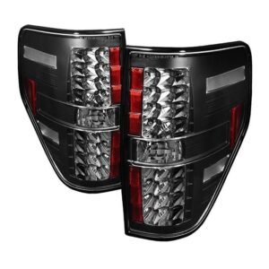 Ford F150 09-14 LED Tail Lights - Black - Image 1