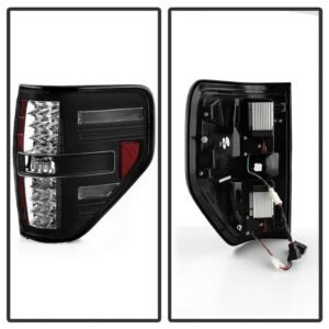 Ford F150 09-14 LED Tail Lights - Black - Image 2