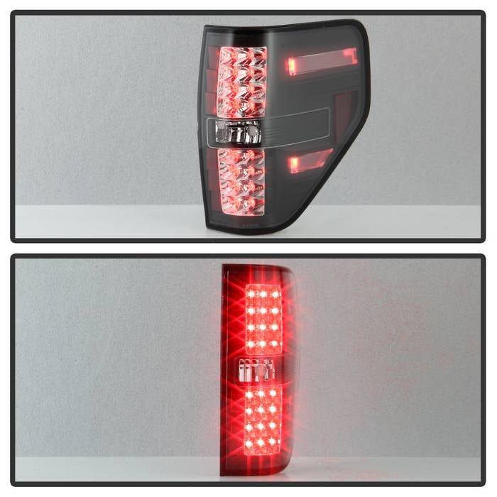 Ford F150 09-14 LED Tail Lights - Black