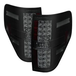 Ford F150 09-14 LED Tail Lights - Black Smoke - Image 1