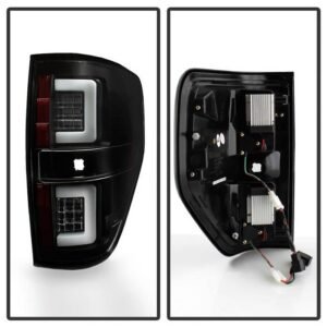 Ford F150 09-14 Version 2 Light Bar LED Tail Lights - Black - Image 2