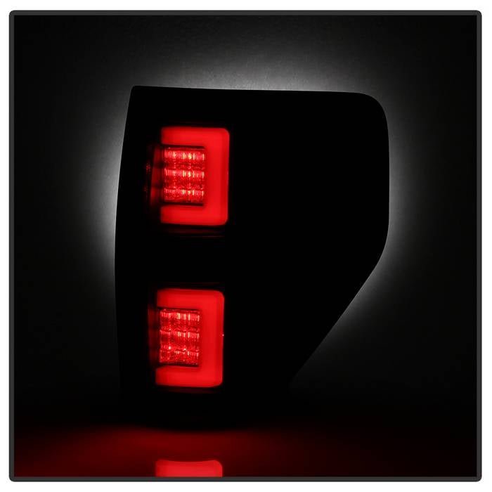 Ford F150 09-14 Version 2 Light Bar LED Tail Lights - Black Smoke