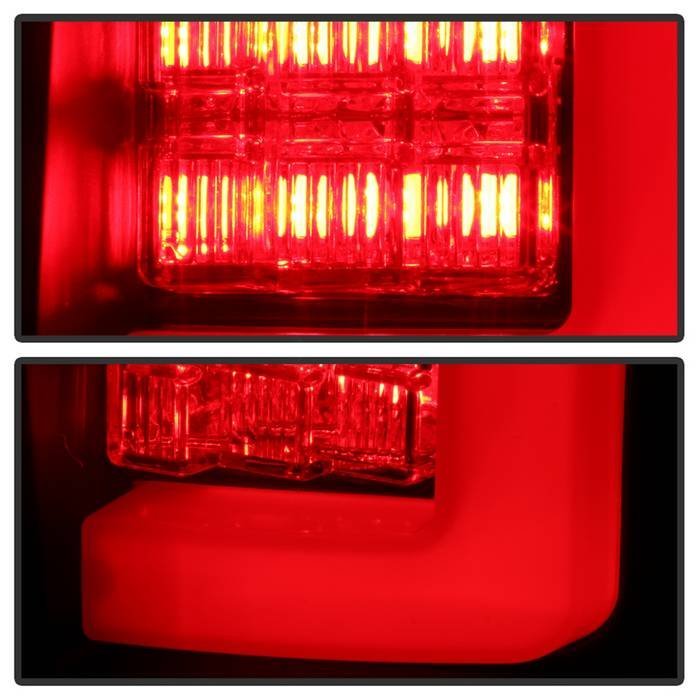 Ford F150 09-14 Version 2 Light Bar LED Tail Lights - Black Smoke