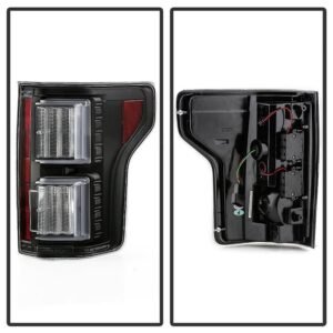 Ford F150 2015-2017 Light Bar LED Tail Lights - All Black - Image 2