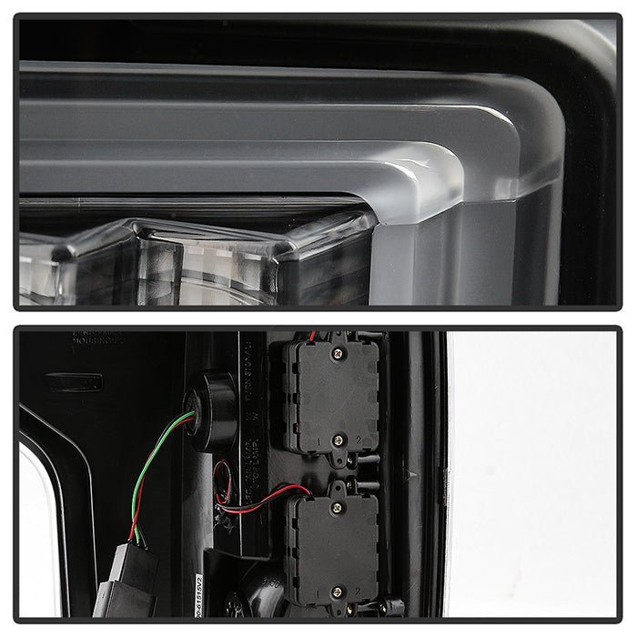Ford F150 2015-2017 Light Bar LED Tail Lights - All Black