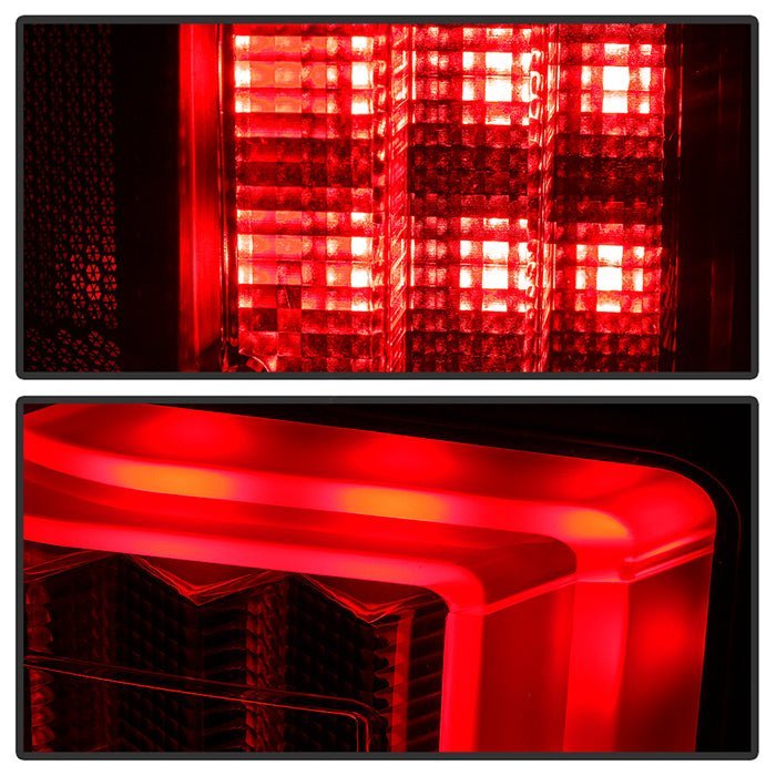 Ford F150 2015-2017 Light Bar LED Tail Lights - All Black