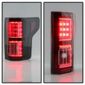 Ford F150 2015-2017 Light Bar LED Tail Lights - All Black - Image 9