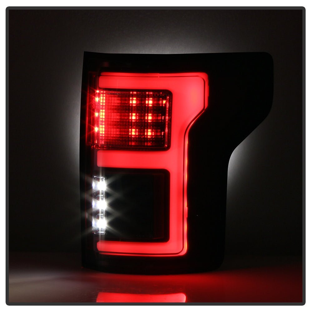 Ford F150 2015-2017 Light Bar LED Tail Lights - Black