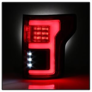 Ford F150 2015-2017 Light Bar LED Tail Lights - Red Clear - Image 8