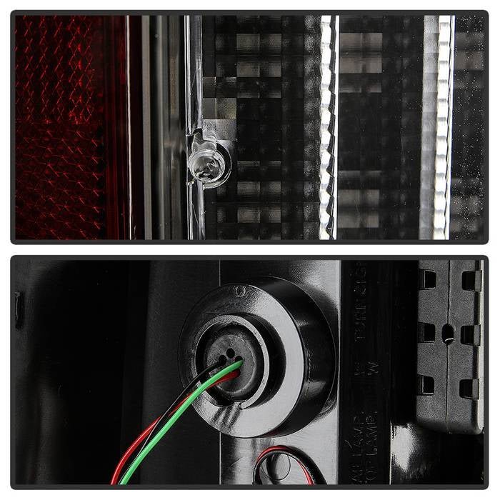 Ford F150 2018-2019 Light Bar LED Tail Lights - All Black