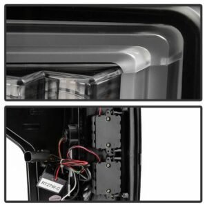 Ford F150 2018-2019 Light Bar LED Tail Lights - All Black - Image 4