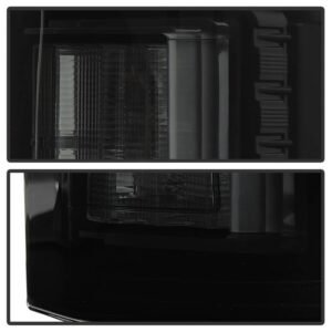 Ford F150 2018-2019 Light Bar LED Tail Lights - Black Smoke - Image 4