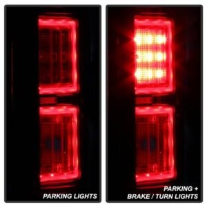 Ford F150 2018-2019 Light Bar LED Tail Lights - Red Clear - Image 9
