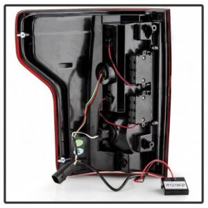 Ford F150 2018-2019 Light Bar LED Tail Lights - Red Clear - Image 3
