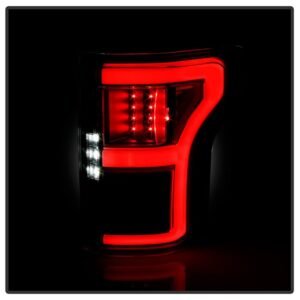 Ford F150 2018-2020 With Rear Blind Spot Sensor Models Only LED Tail Lights - Black - Image 6